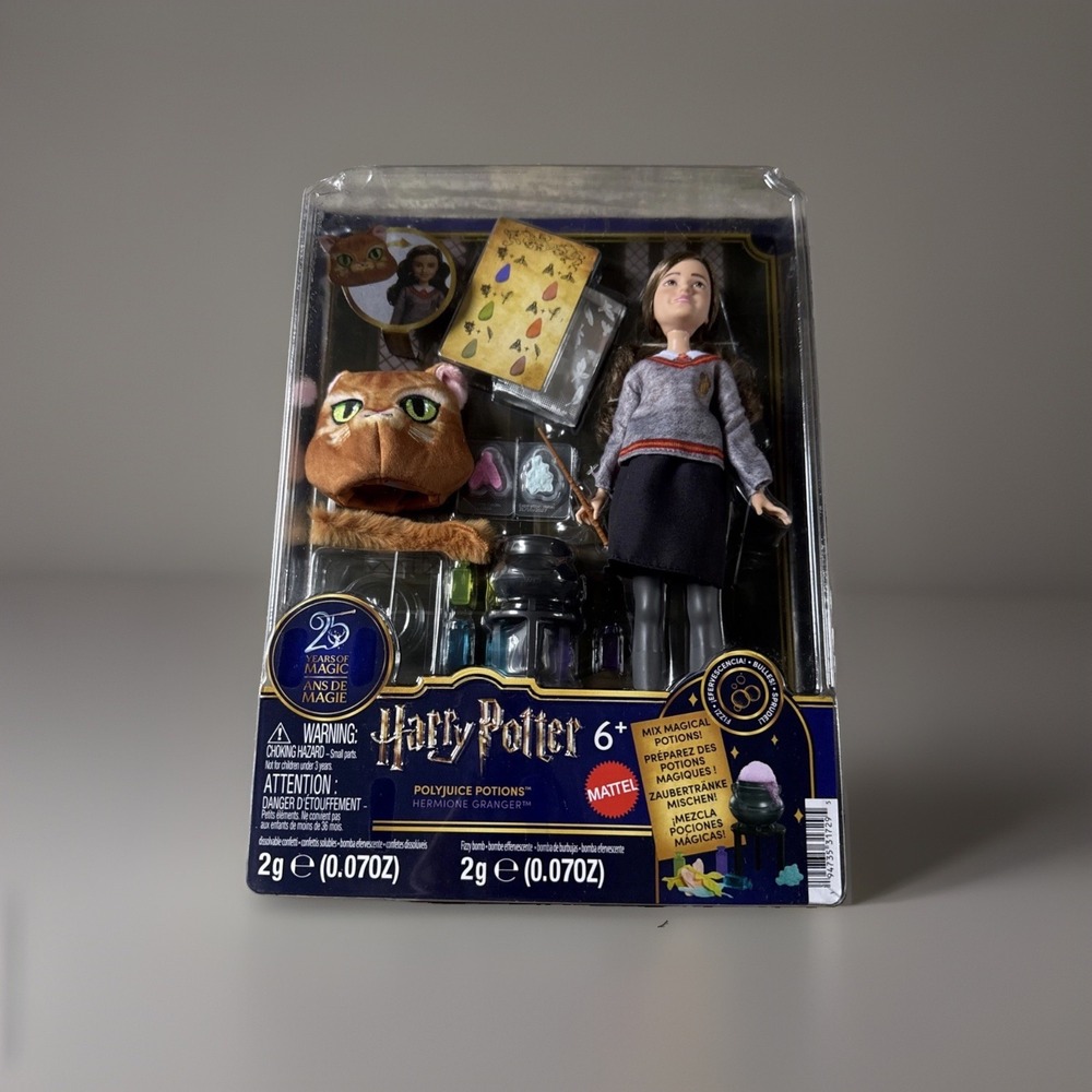Mattel Harry Potter Hermione Granger Polyjuice Potion Doll (NEW IN PACKAGE)